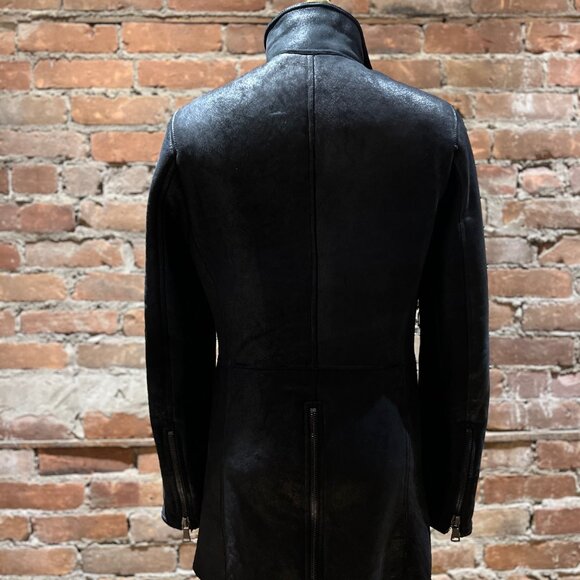 EMPRESA Italian Shearling Leather Jacket - Picture 7 of 11
